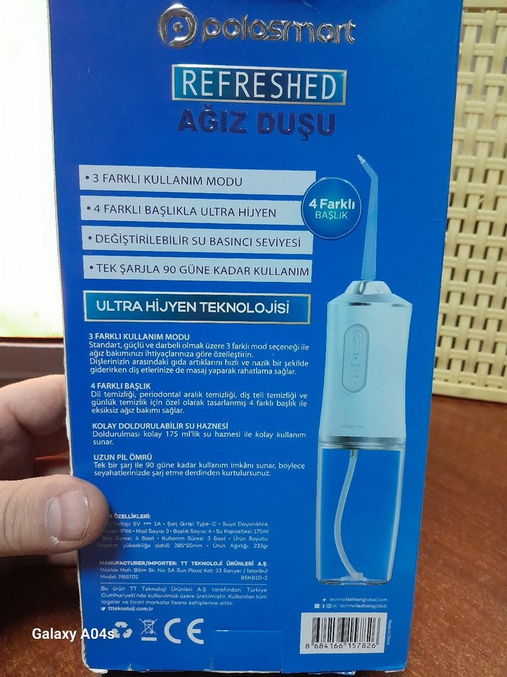 ağız duşu ve.  bakım.  cihazı..gayet güzel - Görsel 5