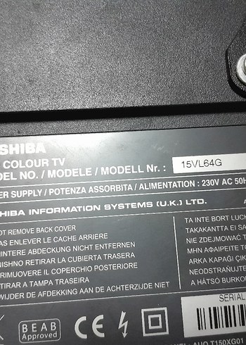 Toshiba Monitör. ve tv. kondisyon u düzgün temiz görseli güzel - Görsel 19