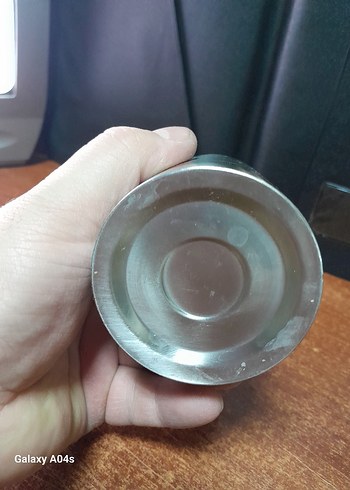 Gri Çocuk Termos Şişesi..paslanmaz kondisyon u düzgün - Görsel 5