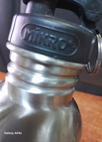 Gri Çocuk Termos Şişesi..paslanmaz kondisyon u düzgün - Görsel 7