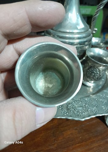 Nakışlı Gri Beyaz Sofra Takımı - Görsel 6