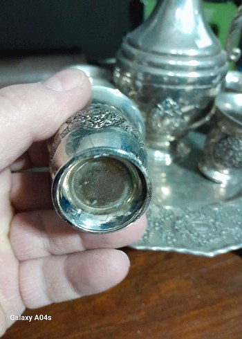 Nakışlı Gri Beyaz Sofra Takımı - Görsel 7