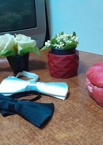 Çiçek Desenli Mavi Çocuk Papyon.7 parça. fiyatı dır kaçırmayın - Görsel 9