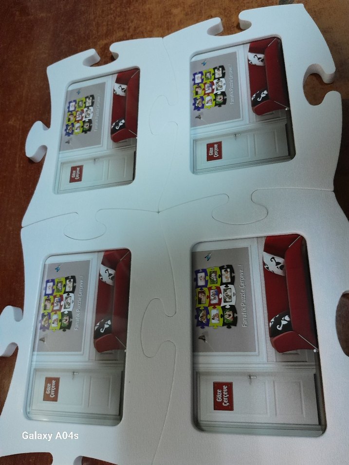 bayaz Puzzle Parçaları..çerçeve 4 adet. fiyatı - Görsel 2