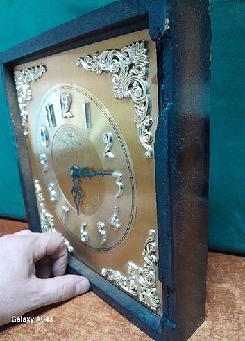 Orijinal..eski. saat..ahşap çerçeve.