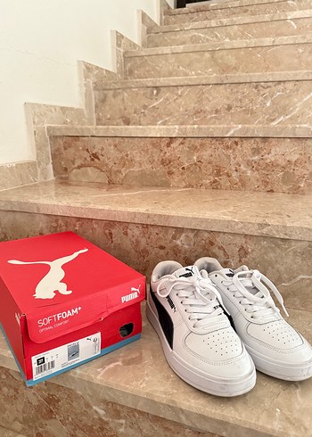 37 Beden Puma Carter L Beyaz Kadın Sneaker