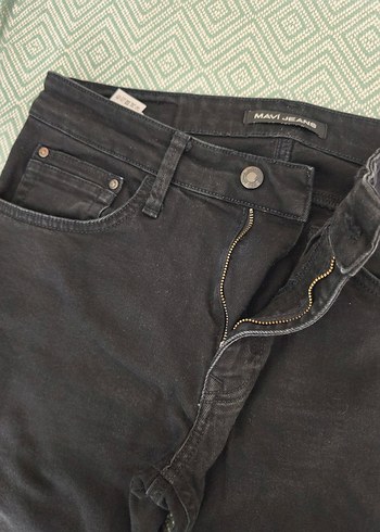 Mavi Siyah erkek Jean - Görsel 5