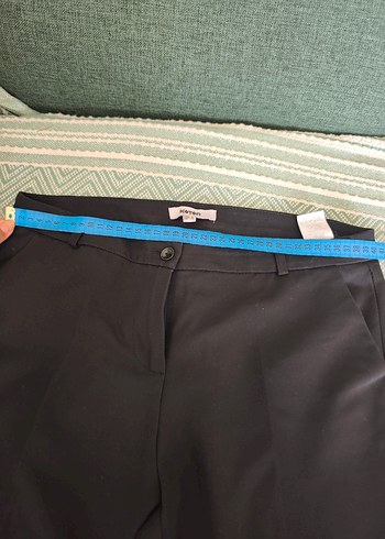 siyah Kadın Kumaş Pantolon Koton markadır - Görsel 8