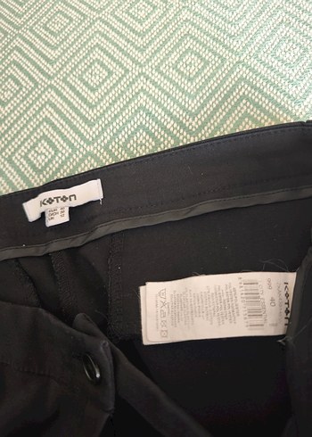 siyah Kadın Kumaş Pantolon Koton markadır - Görsel 4