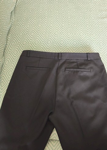 siyah Kadın Kumaş Pantolon Koton markadır - Görsel 6