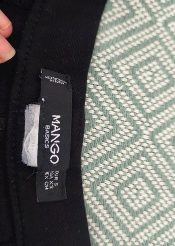 Mango Kadın Siyah Midi Kumaş Pantolon - Görsel 2