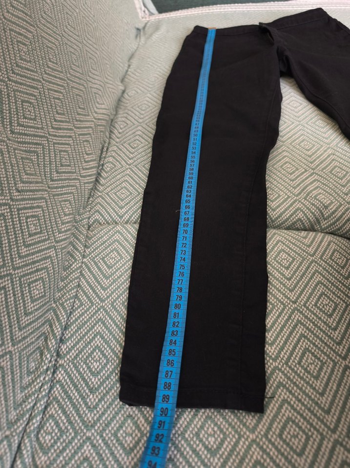 Kadın Siyah Elastik Kumaş Pantolon - Görsel 5