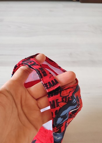 5-8 Yaş, 22 cm Beden Kırmızı Spiderman Erkek Çocuk Şapka