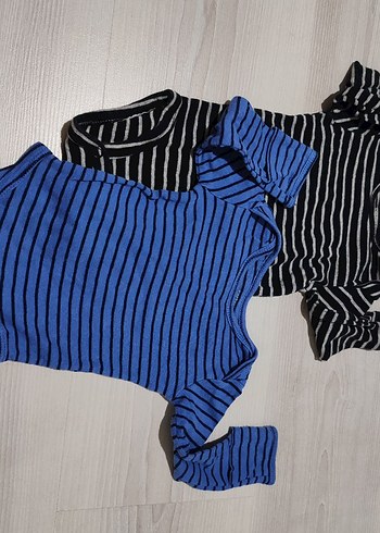 Uzun Kollu 2 adet Bebek Body - Görsel 3