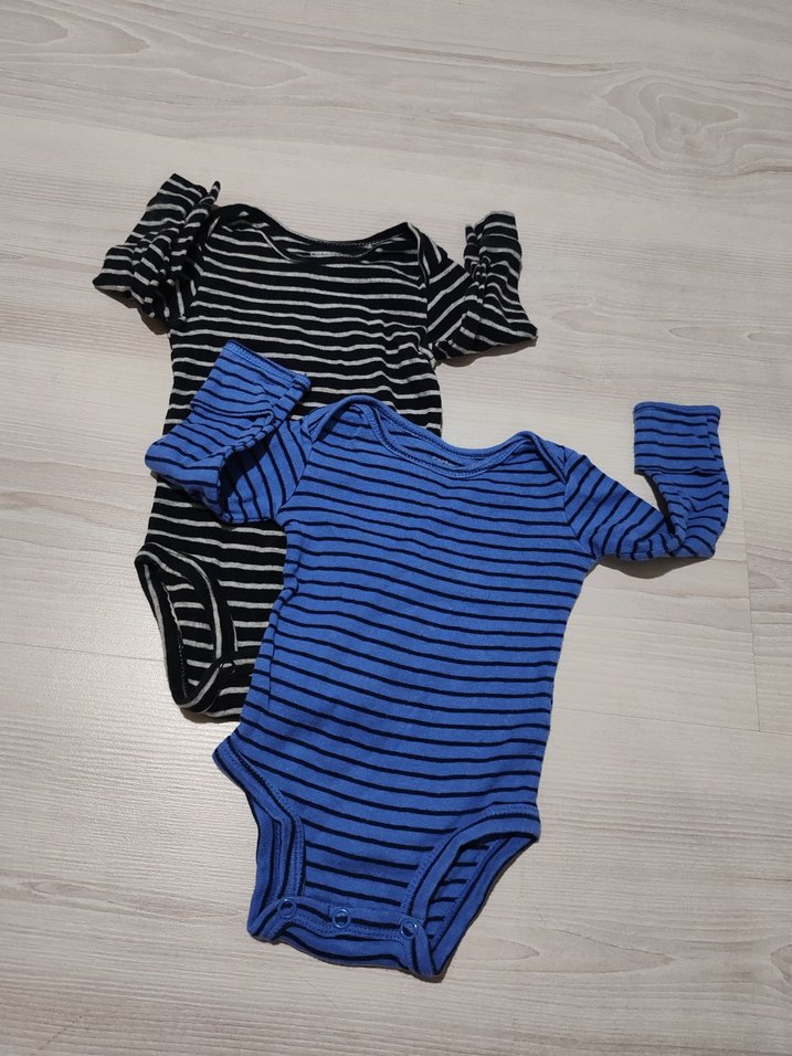 Uzun Kollu 2 adet Bebek Body - Görsel 2