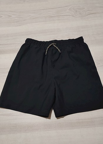 Siyah Erkek Mayo Şort Rahat Kesim - Görsel 3