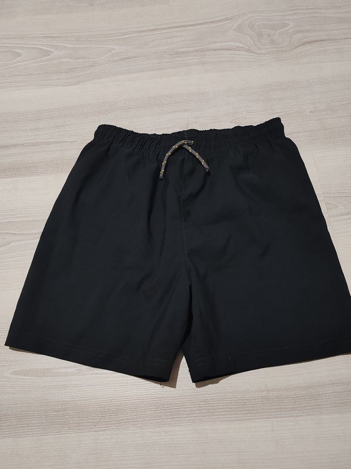Siyah Erkek Mayo Şort Rahat Kesim - Görsel 2