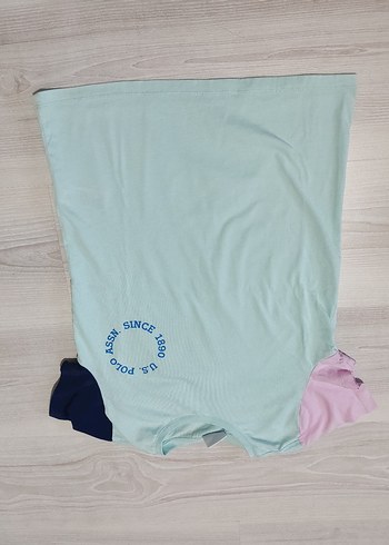 U.S Polo Assn. Renkli Kısa Kollu Polo Tişört