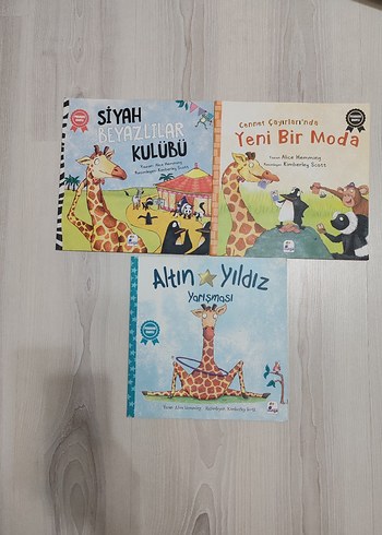 Çocuk Kitapları Seti: Siyah Beyaz, Yeni Bir Moda, Altın Yıldız