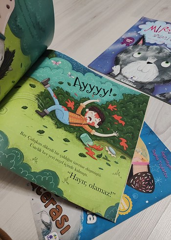 Beden Renk Çocuk Kitapları Seti: Ay Macerası, Rüzgar, Mırmırin