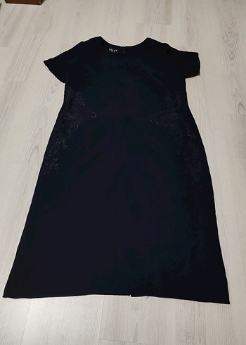 48 BEDEN LACİVERT ABIYE - Görsel 2