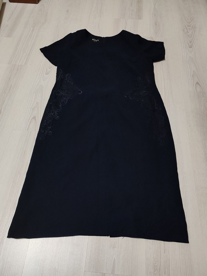 48 BEDEN LACİVERT ABIYE - Görsel 2