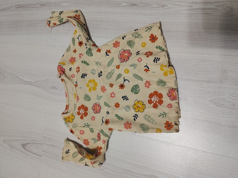 Çiçek Desenli Bohem Kız Uzun Kollu Gömlek - Görsel 3