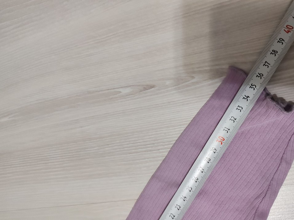 Kız Çocuk Fitilli Mor Tayt - Görsel 4