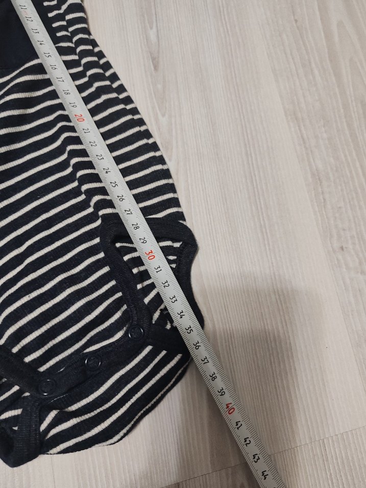 Zebra Desenli Uzun Kollu Bebek Body - Görsel 5