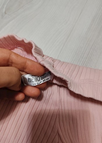 Pembe Piliseli Kız Çocuk Tayt - Görsel 3