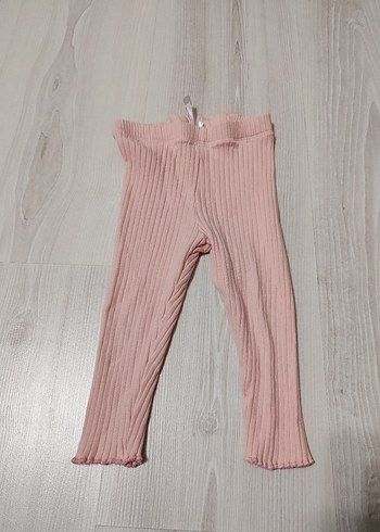 Pembe Piliseli Kız Çocuk Tayt - Görsel 2