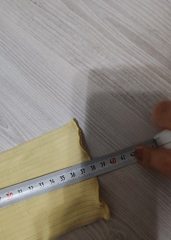 Kız Çocuk Bej Pliseli Keten Tayt - Görsel 5