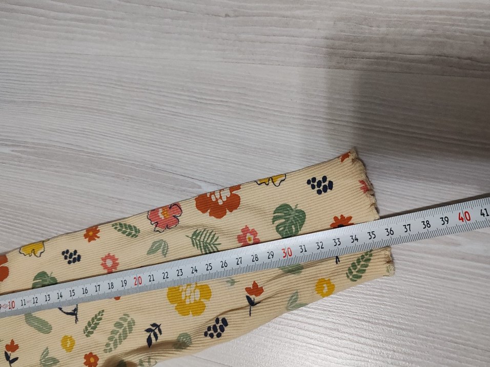 Çiçek Desenli Kız Çocuk Tayt - Görsel 4