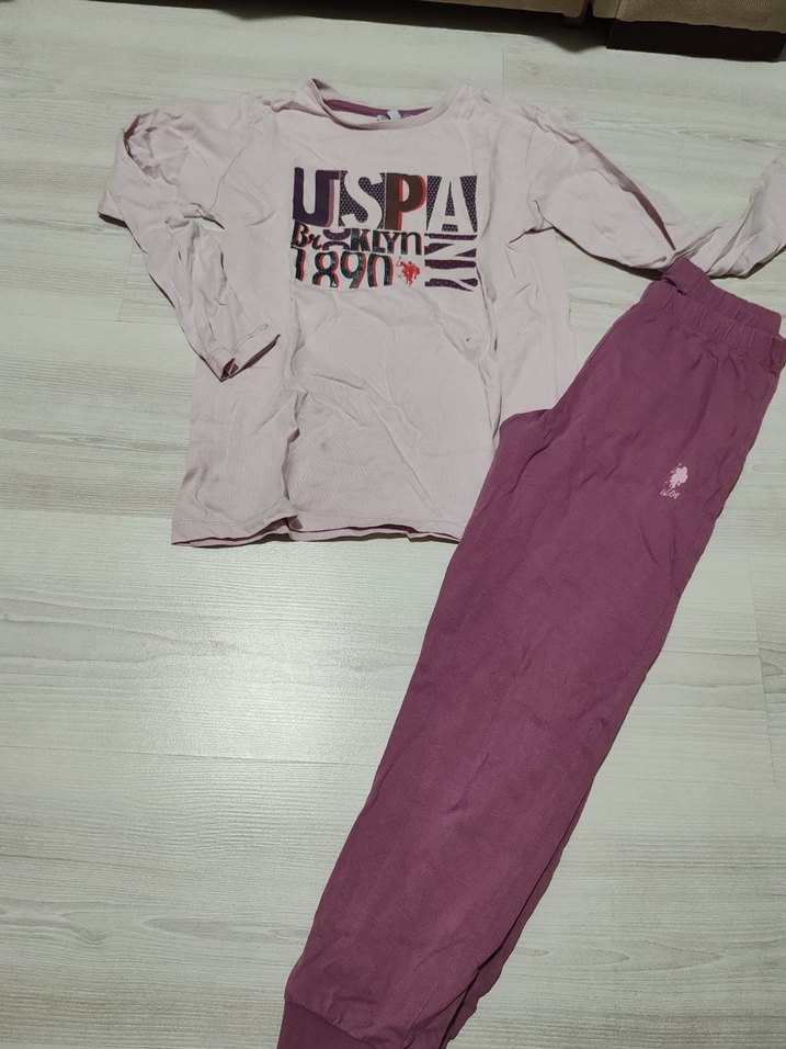 USPA Mor Sweatshirt ve Eşofman Takımı - Görsel 3