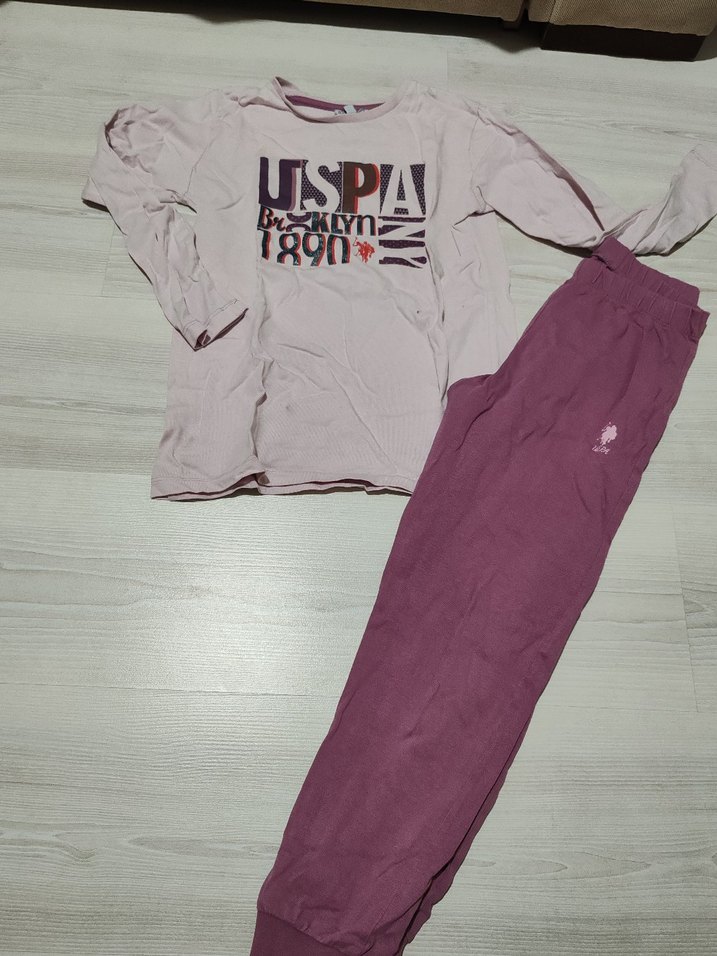 USPA Mor Sweatshirt ve Eşofman Takımı - Görsel 2