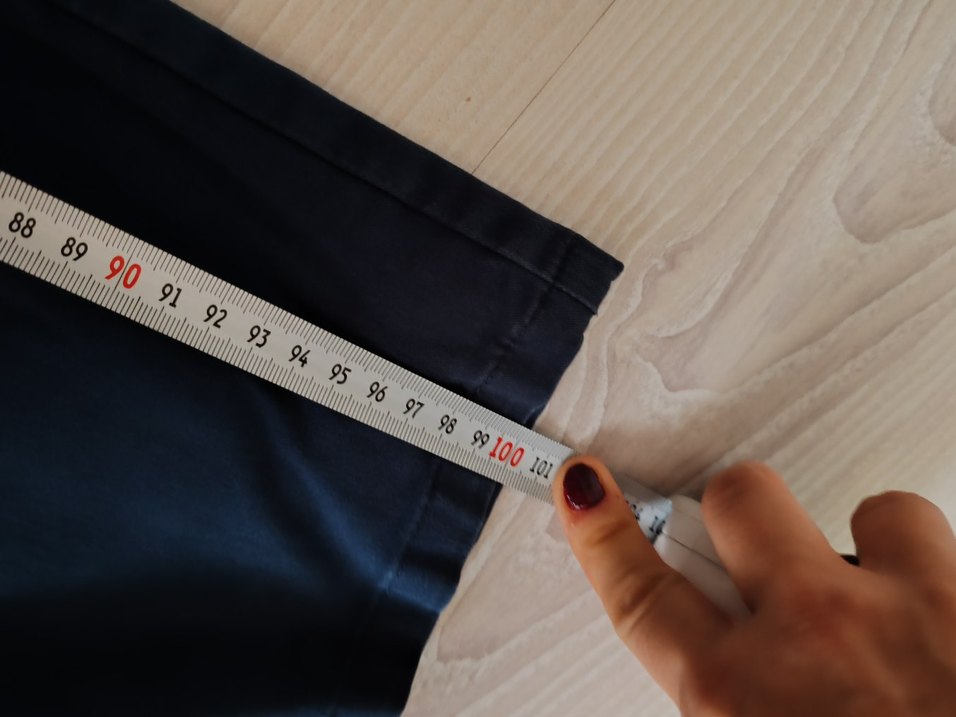 Erkek Lacivert Düğmeli Denim Pantolon - Görsel 5