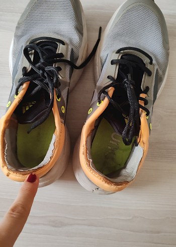 Gri Elastik Bağcıklı Erkek Spor Ayakkabı - Görsel 8