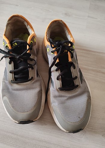 Gri Elastik Bağcıklı Erkek Spor Ayakkabı - Görsel 4