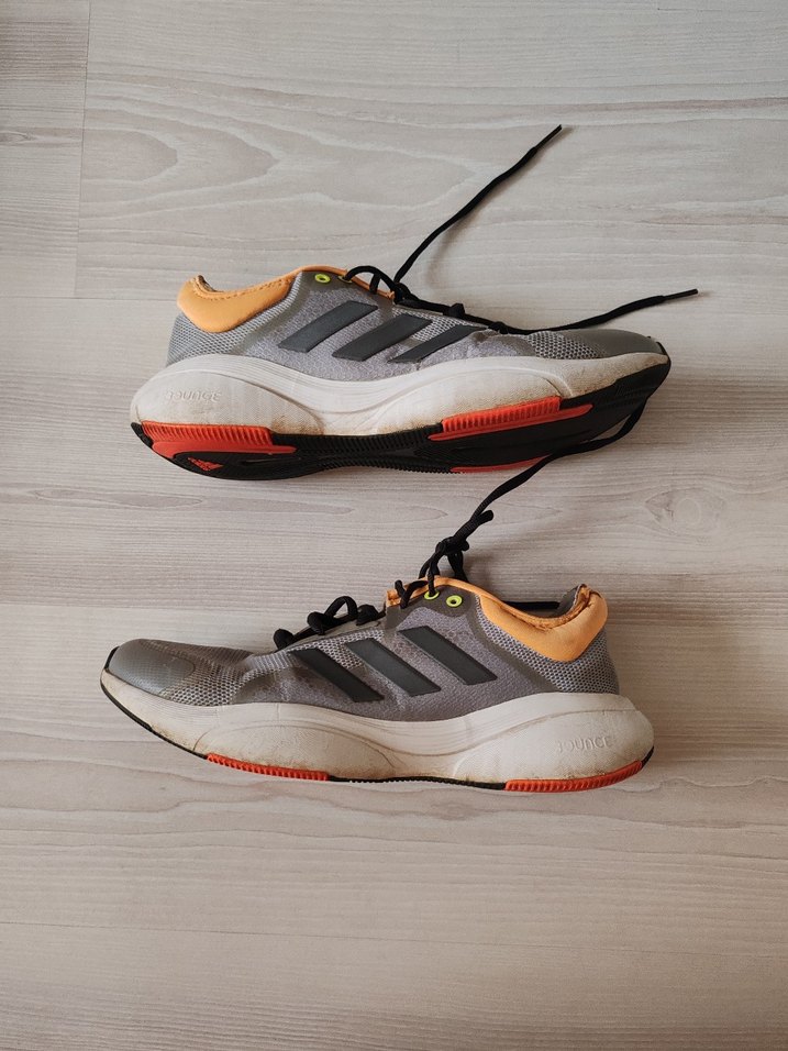 Gri Elastik Bağcıklı Erkek Spor Ayakkabı - Görsel 3