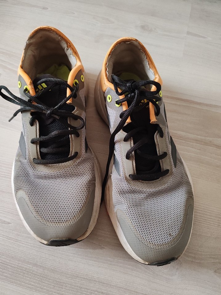 Gri Elastik Bağcıklı Erkek Spor Ayakkabı - Görsel 5