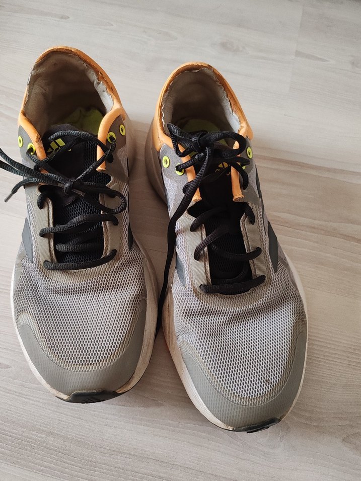 Gri Elastik Bağcıklı Erkek Spor Ayakkabı - Görsel 4