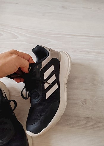 Kadın Siyah Bağcıklı Spor Ayakkabı - Görsel 4