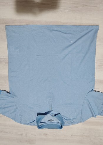 Mavi Klasik Polo Yaka Erkek Tişört - Görsel 8