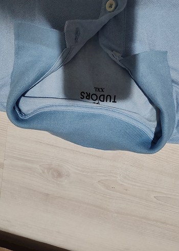 Mavi Klasik Polo Yaka Erkek Tişört - Görsel 4