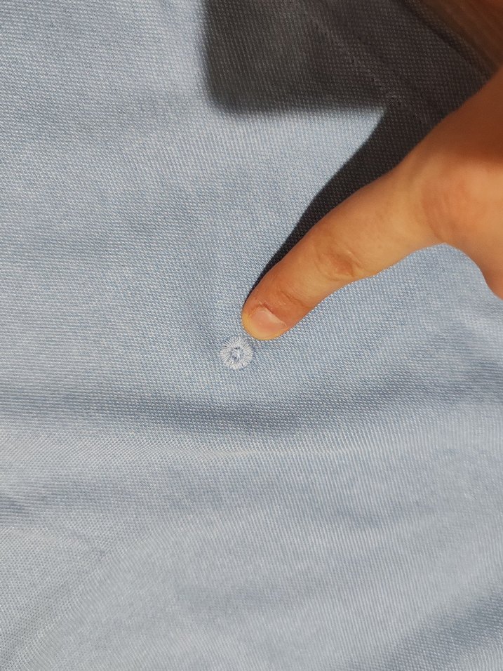 Mavi Klasik Polo Yaka Erkek Tişört - Görsel 2