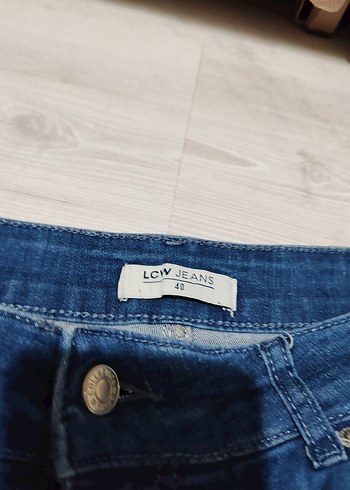 Erkek Lacivert Midi Bol Kesim Denim Pantolon - Görsel 4