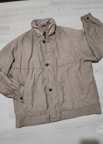 Bej Düğmeli Erkek MONT - Görsel 2