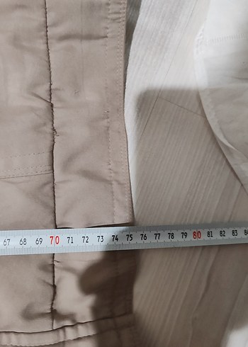 Bej Düğmeli Erkek MONT - Görsel 9