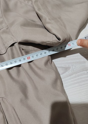 Bej Düğmeli Erkek MONT - Görsel 8