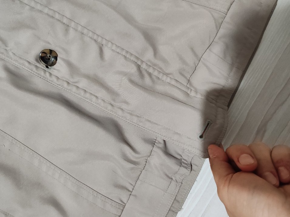 Bej Düğmeli Erkek MONT - Görsel 4